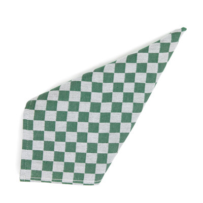 Dark Green Check Napkin