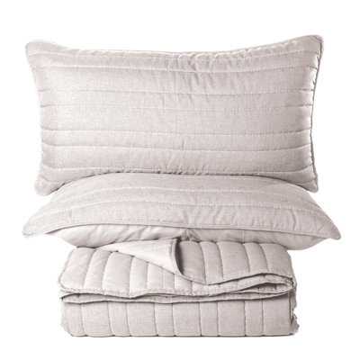 Dumpling stitched quilt set