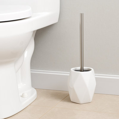 Evideco Stone Toilet Brush And Holder