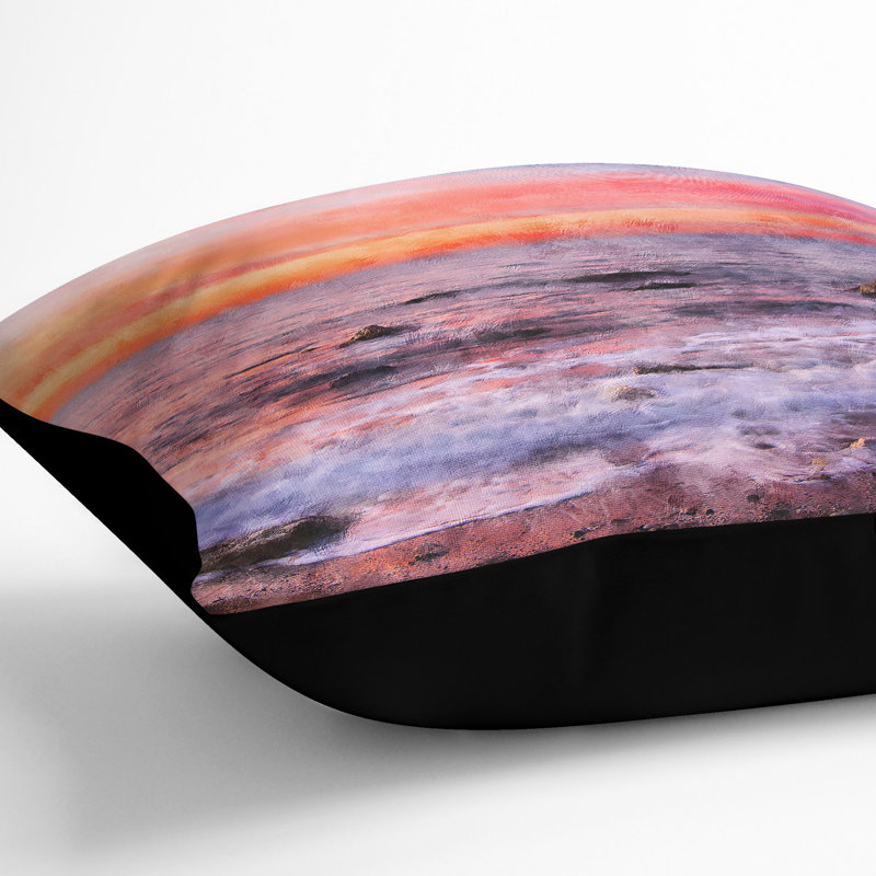 Square Cushion, 55cm H x 55cm W x 20cm D, Black