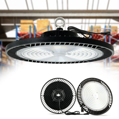 300W Dimmable Bright Round Led Ufo High Bay Ceiling Light