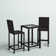 Corlane 2 - Person Wicker Patio Dining Set with Square Table