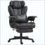 Fauteuil de direction, fauteuil de bureau grand et grand 400 lb avec repose-pieds, fauteuil de bureau en microfibre avec support lombaire, fonction inclinable et siège large-680337937-680337939