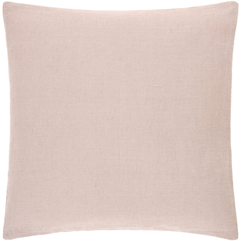 Coussin décoratif Dilip, Carré 18 po, Beige foncé