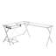 Bureau d'ordinateur en verre transparent Avelyn-114234628