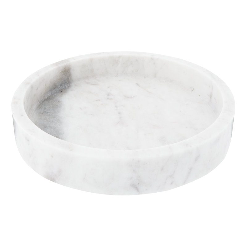 Plateau de table basse Genelda, Blanc, L 12 po x P 12 po x H 2 po