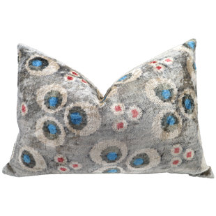 Bazar Silk Ikat Lumbar Pillow