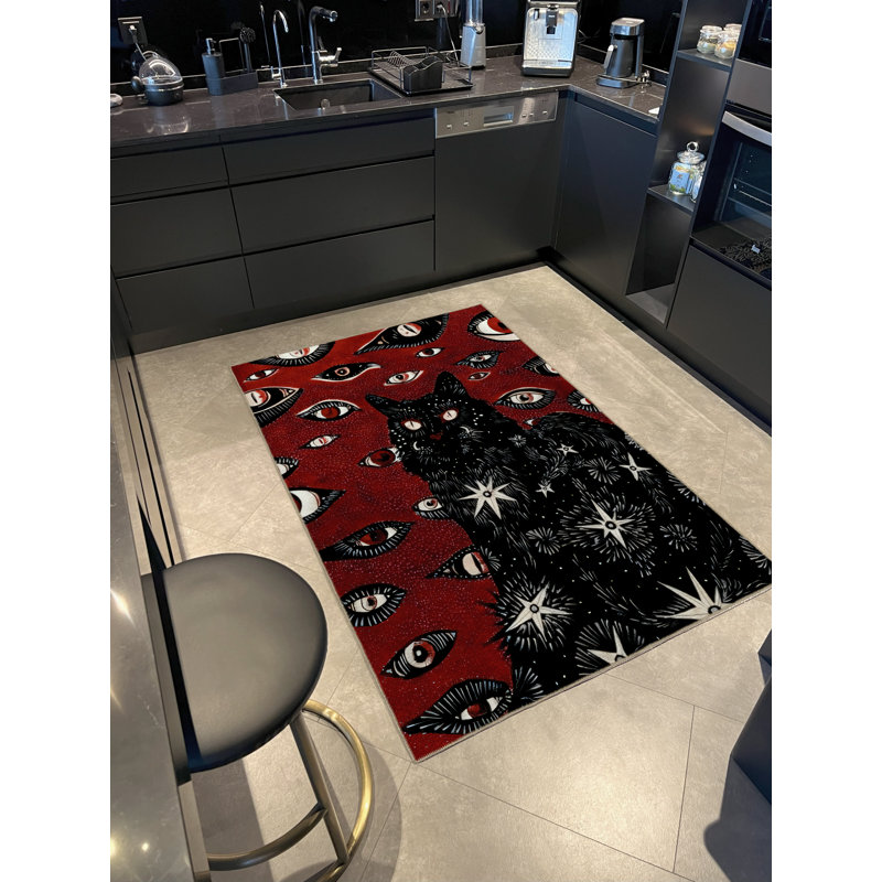 Tapis décoratif moderne Mira, Tapis de couloir 3 pi 9,81 po x 6 pi 6,74 po