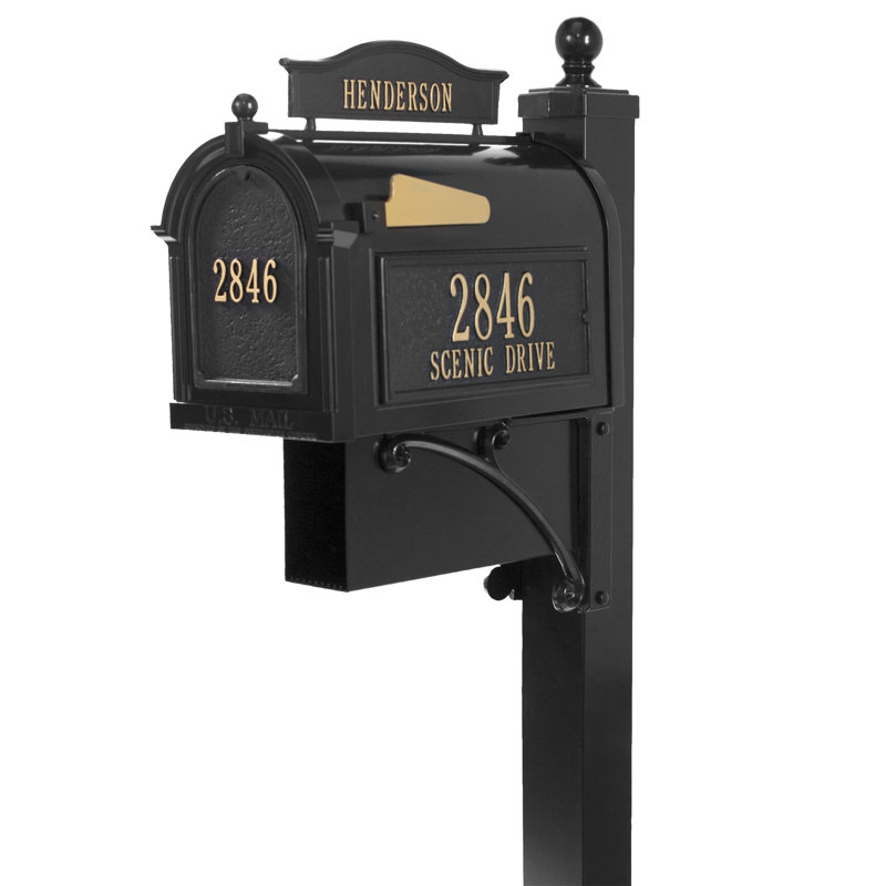 Ultimate Post Mounted Mailbox, French Bronze, Yes