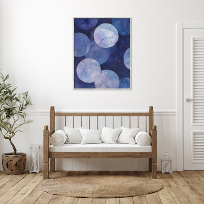 «Amethyst Moons II» par Grace Popp, impression sur bois encadrée