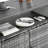 Outdoor Wicker Bar Cart, Patio Wine Serving Cart With Wheels , Rolling Rattan Beverage Bar Counter Table With Glass Top-1882181024