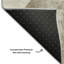 Tapis brun Cerrito Amf547 lavable à la machine de qualité supérieure-103967166