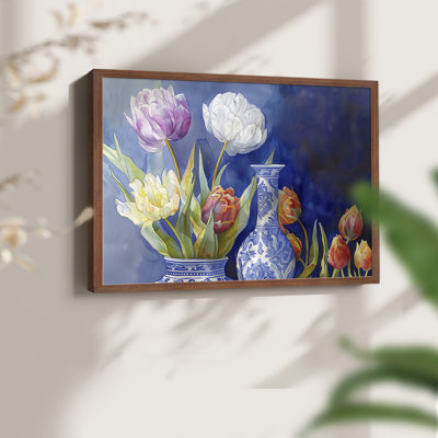 Série florale-CXV III - reproduction encadrée - réarmable