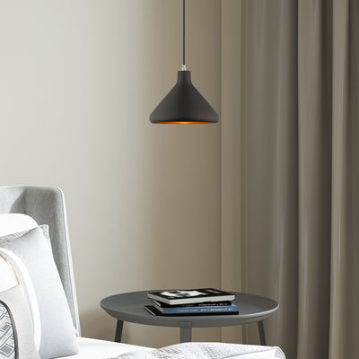 Luminaire suspendu conique à 1 lumière Schultz