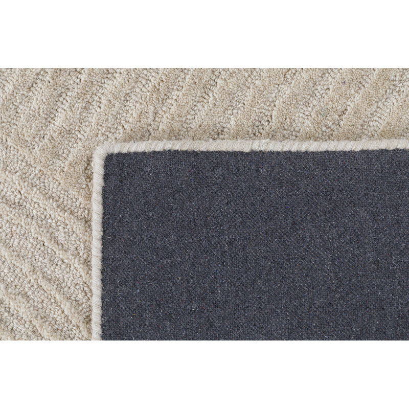Tapis dune en laine touffeté à la main Ebern Designs, Rectangle 6 pi x 9 pi