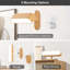 Manufactured Wood LED Swing Arm Sconce