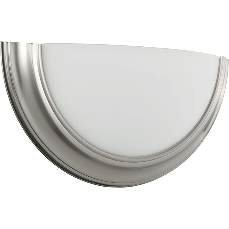 Tod - Demi-lune à intensité variable à 1 lumière, Nickel brossé