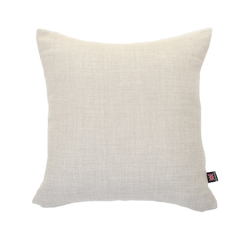 Mitre Square Throw Cushion, Silver, 28cm x 28cm