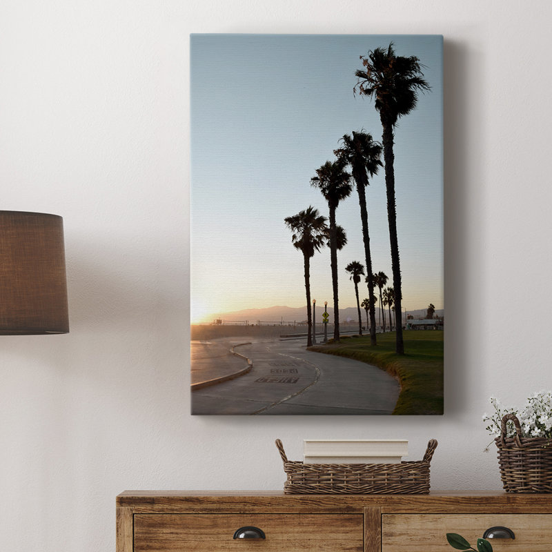 Chemin de Santa Monica - Cavas enveloppés de galerie, 36" H x 24" W