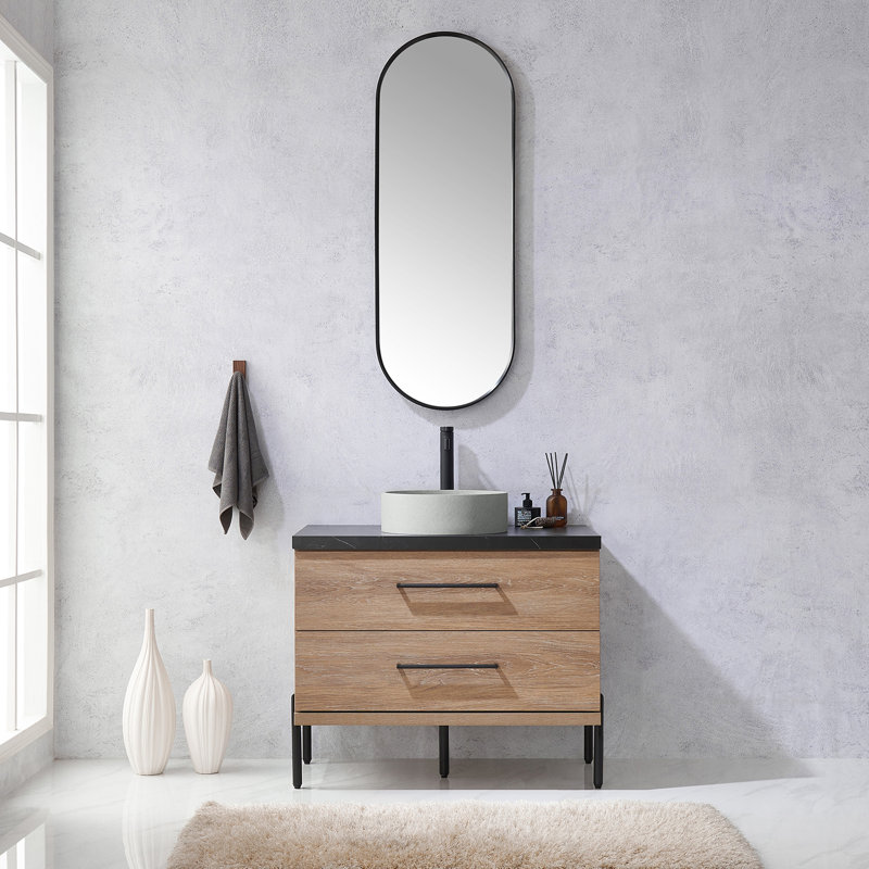 Ensemble de meuble-lavabo simple 36 "avec miroir Ilfracombe