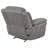 Charcoal Upholstered Power Glider Recliner