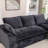 103" Boneless Compressed Sectional Couch No Assembly Required With Pillows-569223814