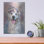 "Lark Manor ™" Flower Crown Golden Retriever 2 "par Furbaby Affiliates, art mural en métal