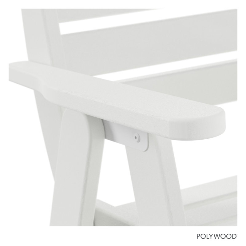 Chaise de comptoir POLYWOOD Nautical, Blanc