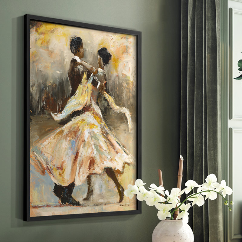 Night Out Framed Print - Solid Wood, Black Framed, 10" H x 8" W