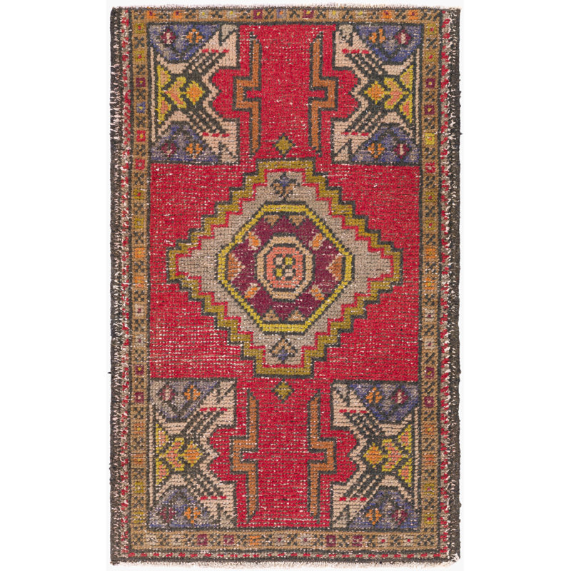Antique One of a Kind One-of-a-Kind 1'9" x 2'9" Hand Knotted Area Rug