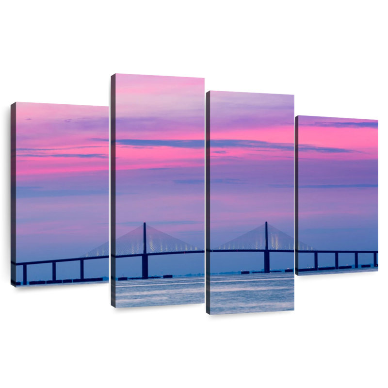 Lilie Pastel Sky Bridge, 22'' H x 36'' W