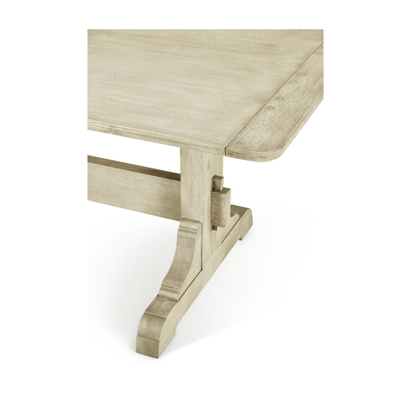 Table de salle à manger extensible Epoch Trestle, Chêne strié