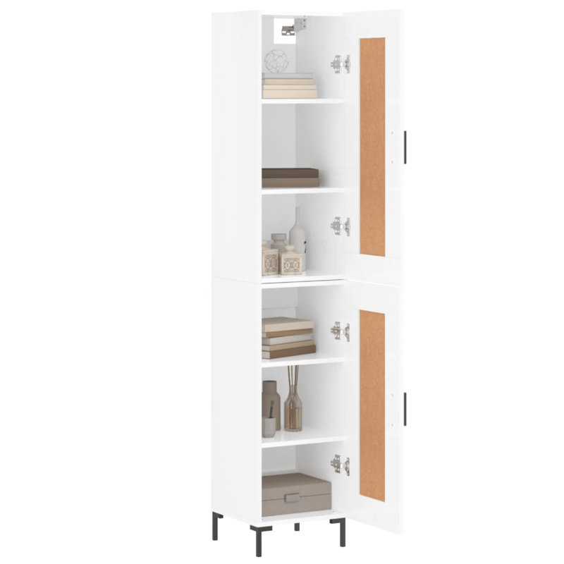 Mhosin Wide Highboard, White
