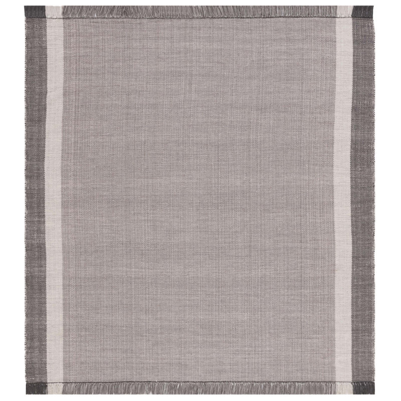 Zoltán Hand Woven Cotton Rug, Square 7'