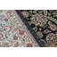 Manchuria Wool Oriental Area Rug in Black/Blue/Red/Green