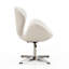 Fauteuil ballon pivotant rembourré en laine Raspberry-51336370