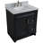 Bremer 31 " W Freestanding Standard Free Standing Single Double Single Vanity Bathroom Vanity With Carrara Marble Top