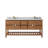 Parker Teak 72'' Double Bathroom Vanity with Quartz Top