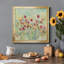 Summer Tulips - Reproduction d'art sur toile encadrée-1195450916-1195450917