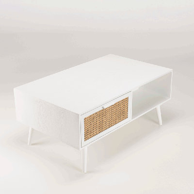 Four Leg Coffee Table with Storage