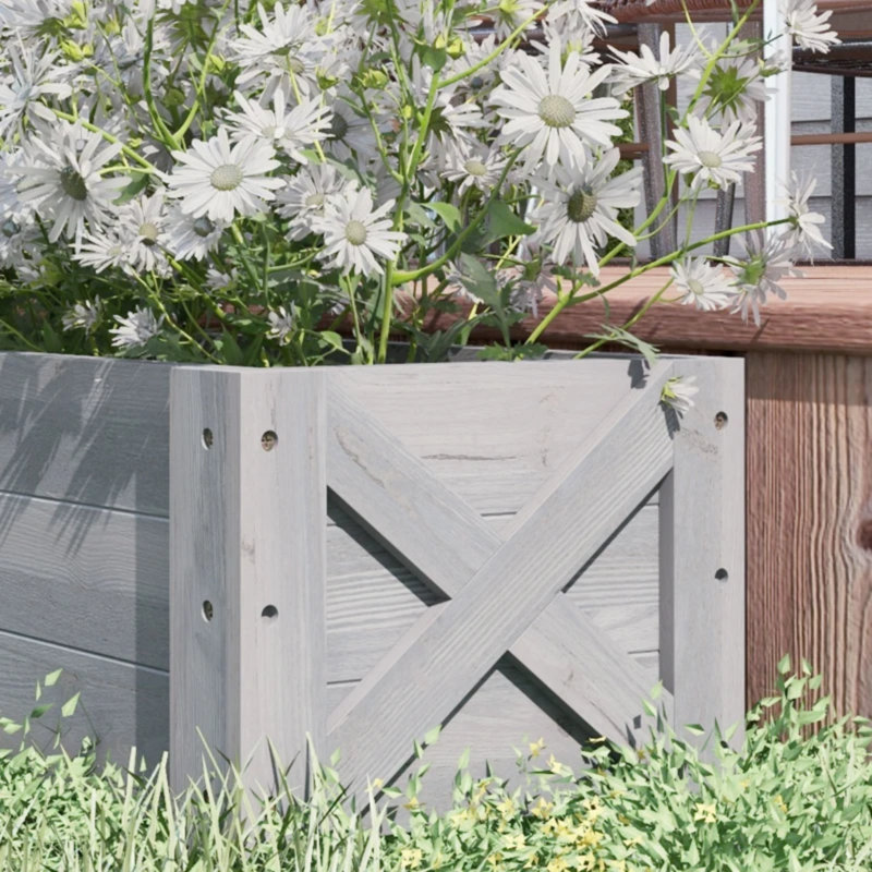Elevated Planter, Grey