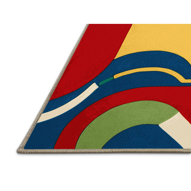 Lively Hop Rug, Rectangle 4' x 6'