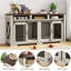Cage pour chien avec portes doubles-1609785147