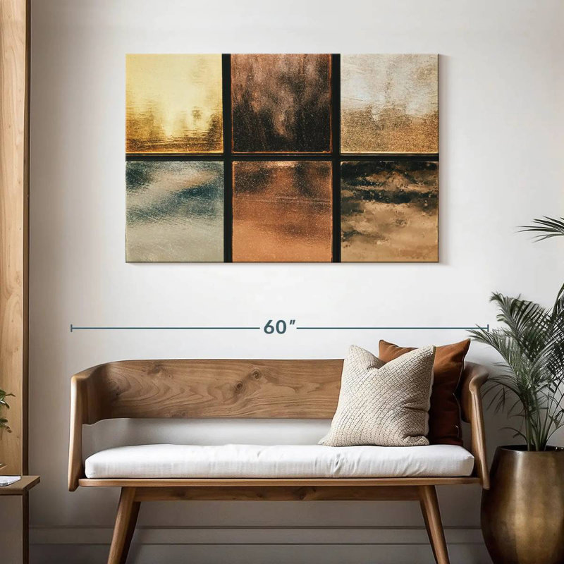 Avery Abstract Metallics, 30" H x 45" W