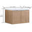 Meuble-lavabo à fermeture en douceur avec lavabo-1529601631