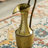 Antique Style 1 Handle Metal Jug Tall Floor Vase For Entryway, Living Room Or Dining Room-1616203877-1667361082