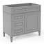 Meuble-lavabo de 36 po sans lavabo supérieur, armoire de rangement moderne avec 2 tiroirs et un tiroir basculant, structure en bois massif-106459469-106459465