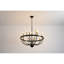 Lustre industriel 18 lumières pour salle à manger et espace de vie