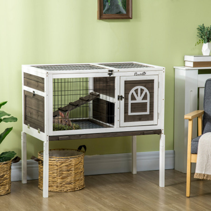 Cage à lapin en bois