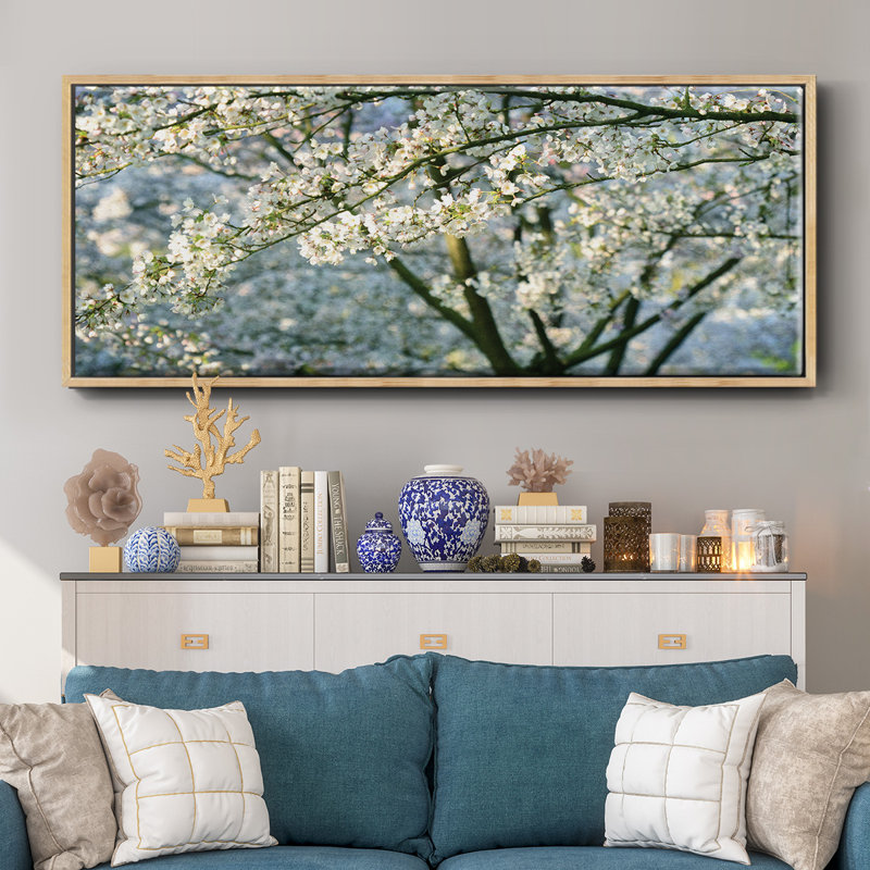 In All Your Glory- Framed Canvas, 12" H x 30" W
